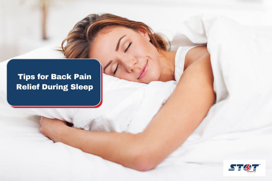 lady sleeping with back pain