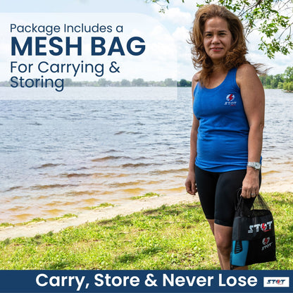 STOT SPORTS BACK BRACE WITH MESH BAG FOR EASY STORAGE