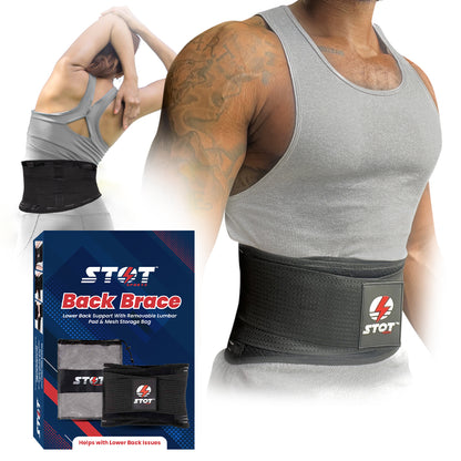Back Support Belt for Women and Men with Removable Lumbar Pad