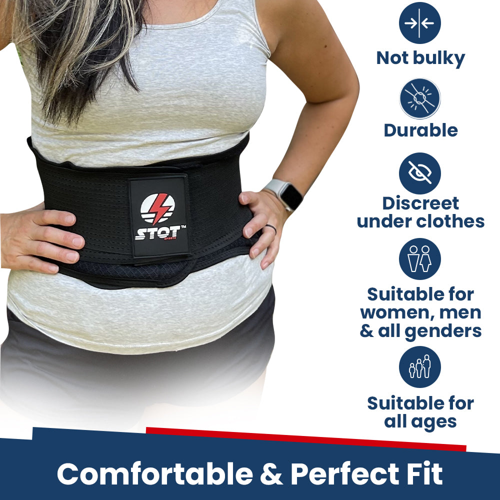 Women S-XL Sport Top Back Brace Support Belt Comfortable Seamless
